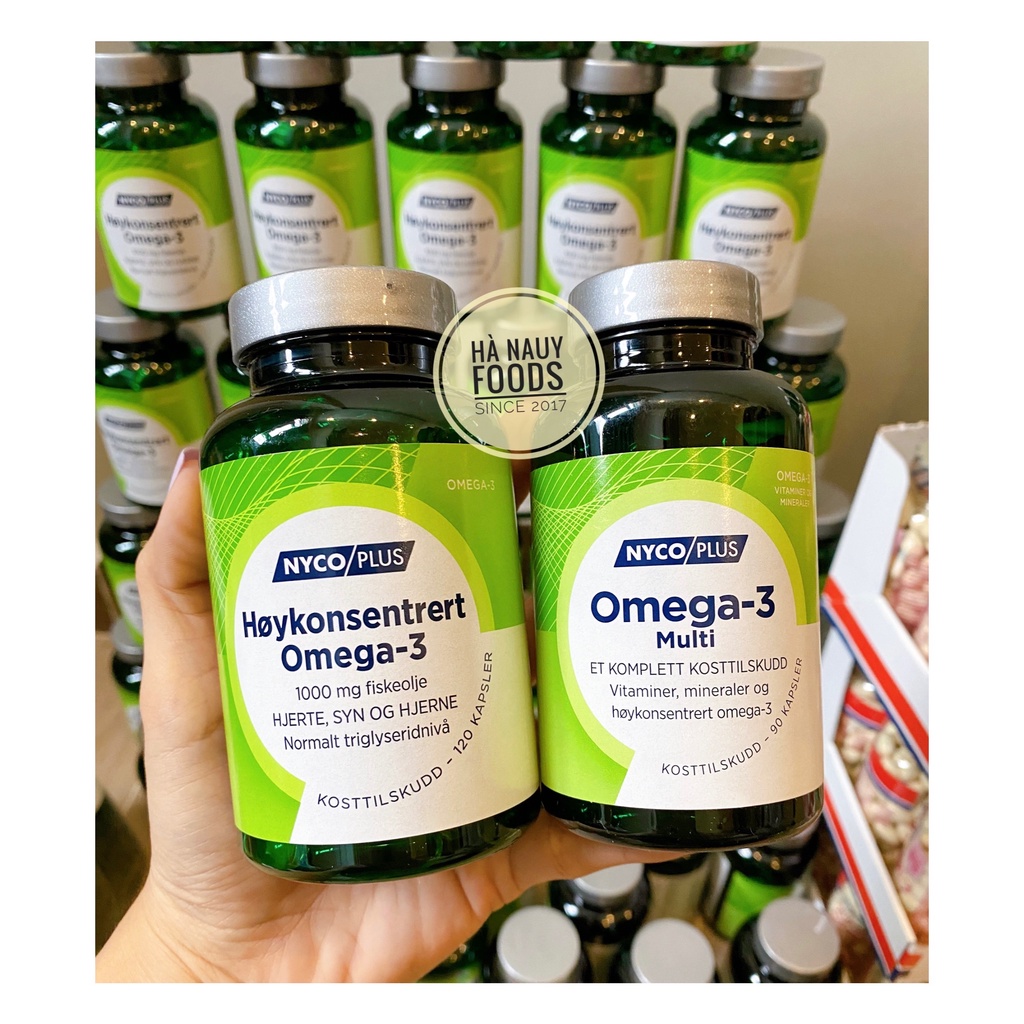 Dầu Cá Tổng Hợp NYCOPLUS MULTI DHA EPA OMEGA-3 90 VIÊN