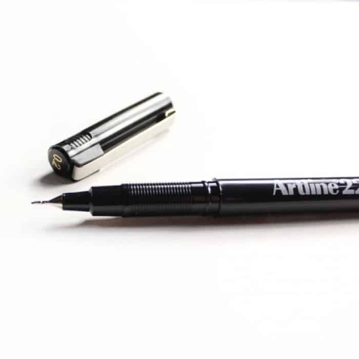 Bút lông kim Artline EK-220 Super Fine Pen, 0.2mm