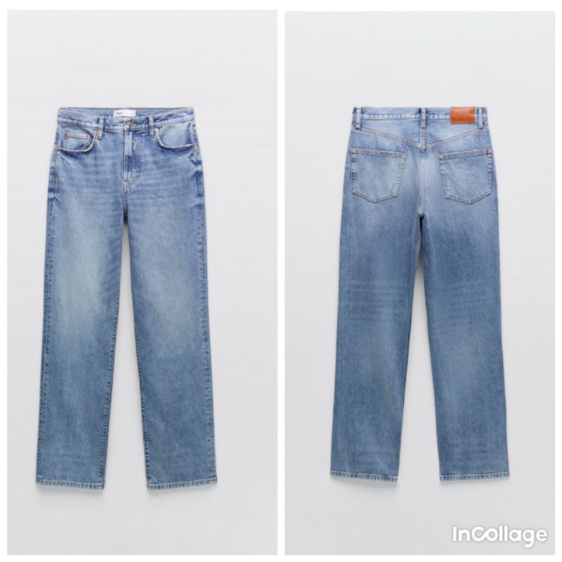 Quần bò ống đứng Zara Authentic