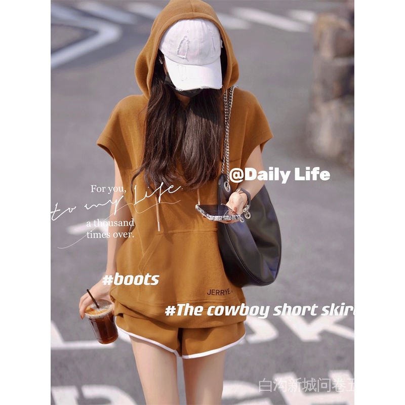Set Đồ Thể Thao Hai Mảnh Áo Hoodie Dáng Rộng Phong Cách Hong Kong RPIN Mặc Thường Ngày Cho Nữ