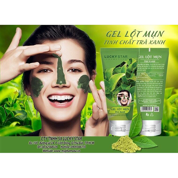 Gel Lột Mụn - Trà Xanh Lucky Star đa dạng mẫu mã chất lượng sản phẩm đảm bảo và cam kết hàng đúng như mô tả