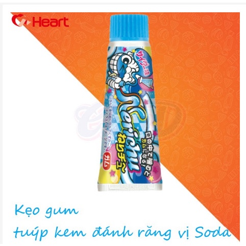 Kẹo gum tuýp kem đánh răng Heart 30gr đủ 8 vị Siêu Hot