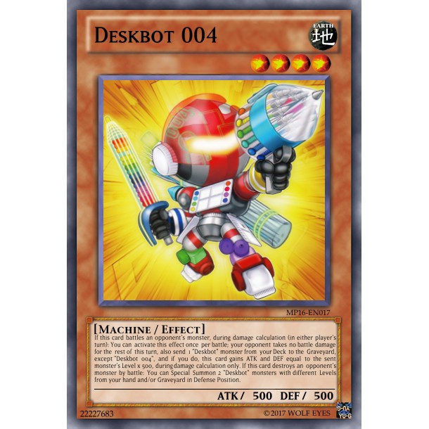Yugioh Deck Deskbot