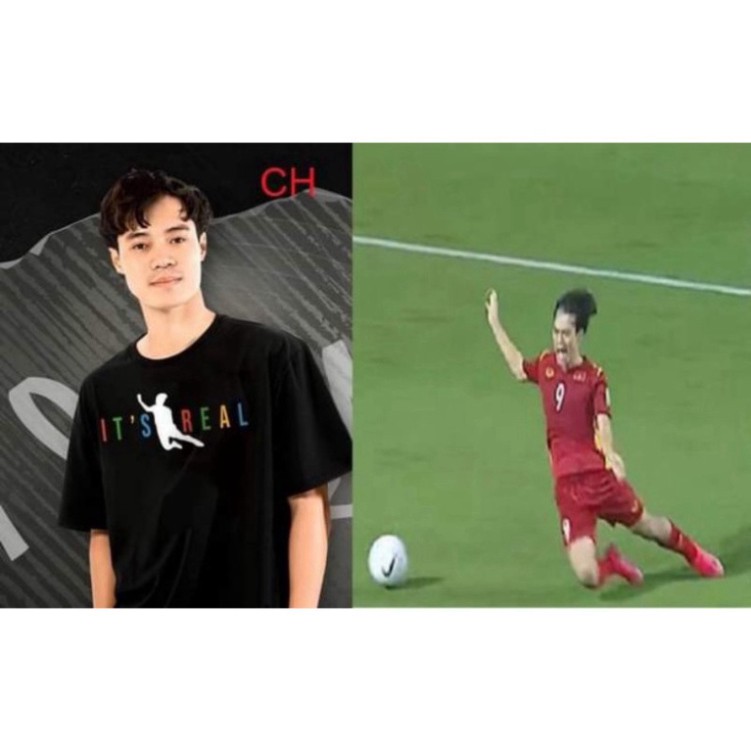 ÁO THUN hè cổ tròn form rộng tay lỡ chất cotton cú sút lịch sử Văn Toàn siêu hót nam nữ mặc đôi nhóm siêu chất | BigBuy360 - bigbuy360.vn