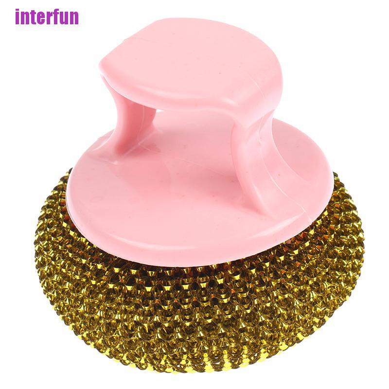 Bàn Chải Chà Nồi Có Tay Cầm Tiện Lợi