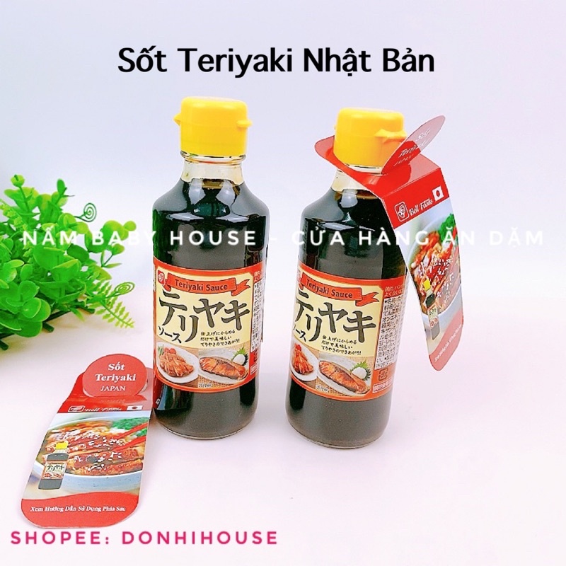 Sốt Teriyaki Nhật Bản cho bé ăn dặm từ 12 tháng - 250ml