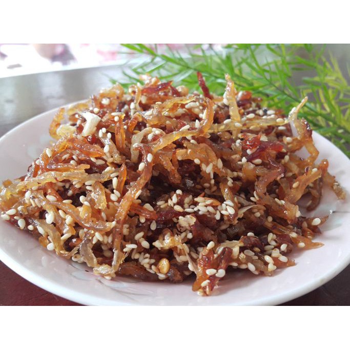 500GR (21-23 MIẾNG TRÒN) KHÔ CÁ BÒ DA ( CÁ BÒ KHÔ) ÉP MIẾNG TRÒN ĐẶC SẢN ĐÀ NẴNG