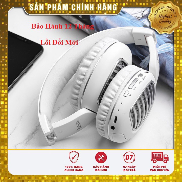 [CHÍNH HÃNG] Tai Nghe Bluetooth Chụp Tai Hoco W23 Có Khe Cắm Thẻ Nhớ { BẢO HÀNH 12 THÁNG - LỖI ĐỔI MỚI}