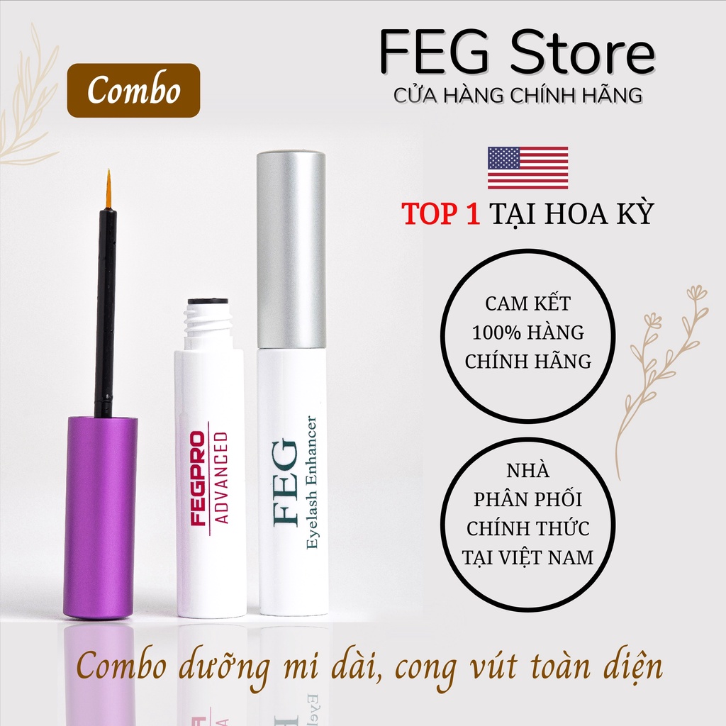 S22- S1- [GIÁ HOT] Combo Serum Dưỡng Mi FEG Toàn Diện - Mi dài,dày cong vút sau 14 ngày | WebRaoVat - webraovat.net.vn