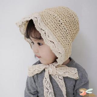 Nón Đan Rơm Mùa Hè Cho Bé Gái