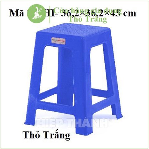 Ghế cao bông nhựa Hiệp Thành chính hãng dùng trong các quán ăn