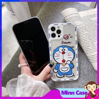 Ốp điện thoại iphone XS/11/12 mềm trong suốt,hoạt hình doremon dễ thương