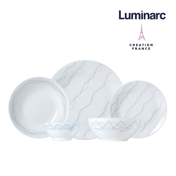 [Mã BMBAU50 giảm 7% đơn 99K] Bộ 6 Chén Thuỷ Tinh Luminarc Diwali Marble 11.5cm- LUDIP3753