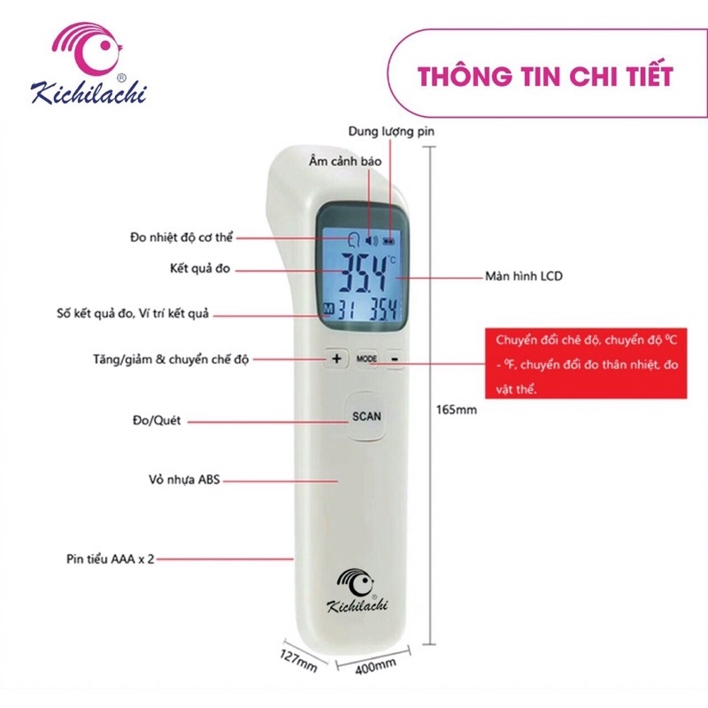 NHIỆT KẾ HỒNG NGOẠI KICHILACHI, CK-T1803