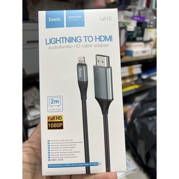 Calbe chuyển Lightning ra cổng HDMI dài 2M