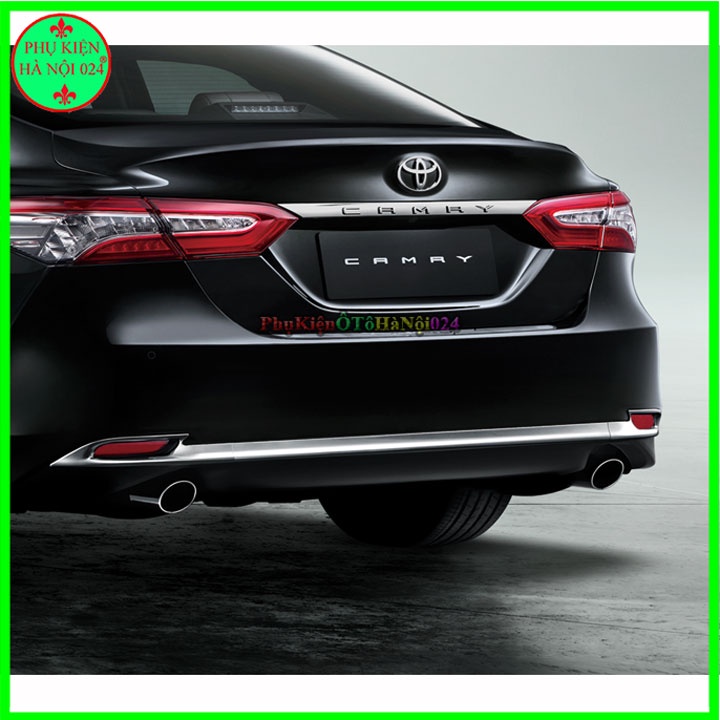 Ốp cản sau Camry 2019-2021 mạ crom trang trí chống trầy bảo vệ xe