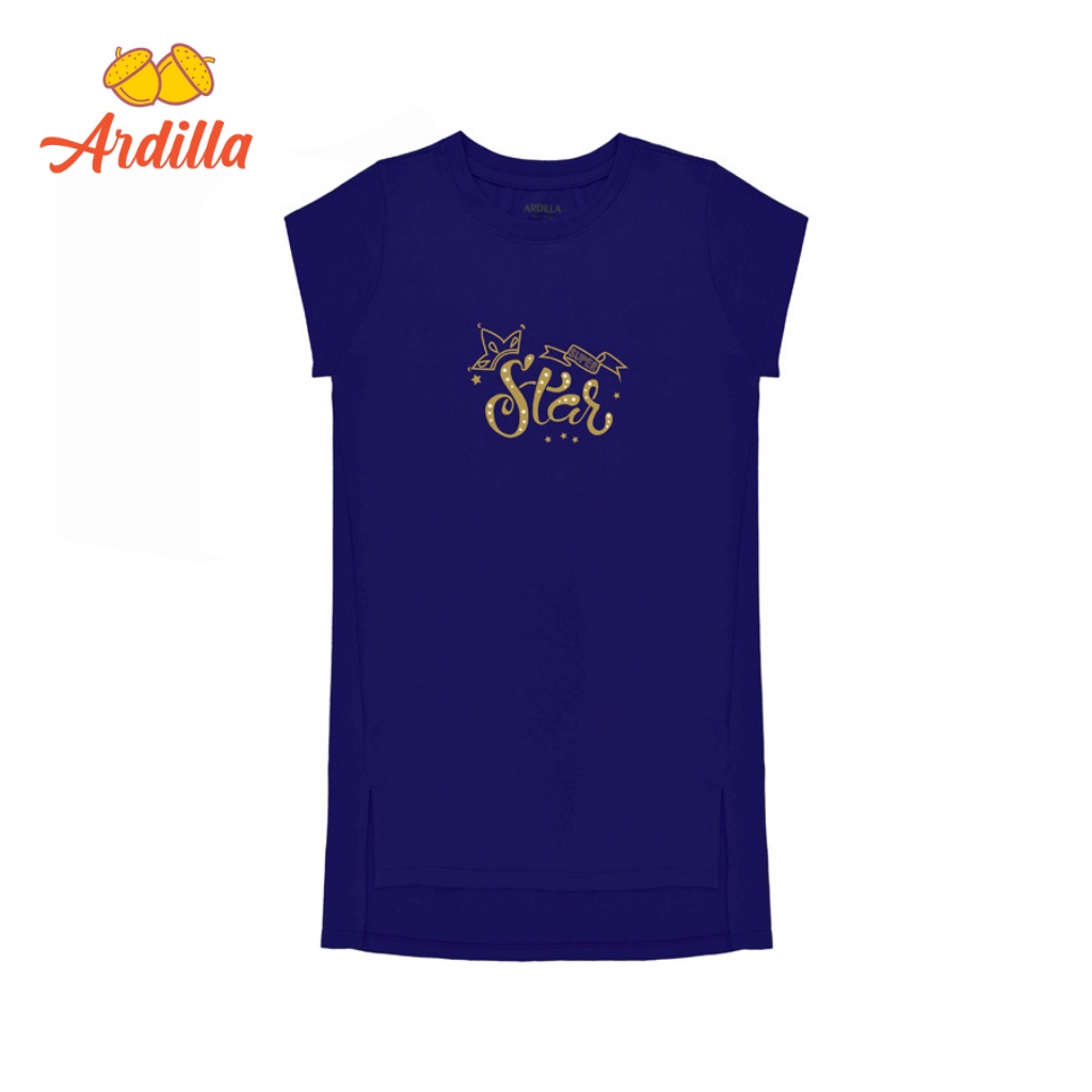 Váy Suông Xẻ Gấu Bé Gái ARDILLA Chất Liệu Cotton Thoáng Mát, Kiểu Dáng Xinh Xắn, Dễ Thương Cho Bé 10-15 Tuổi T104GSS20