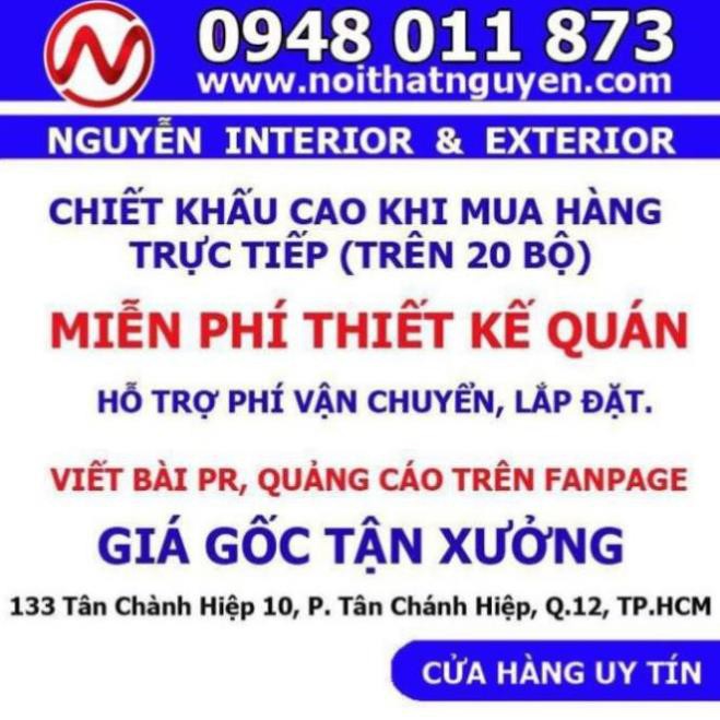 Bàn ghế cafe [GIÁ GỐC TẠI XƯỞNG] G034 . Mua trực tiếp không qua trung gian. a1910