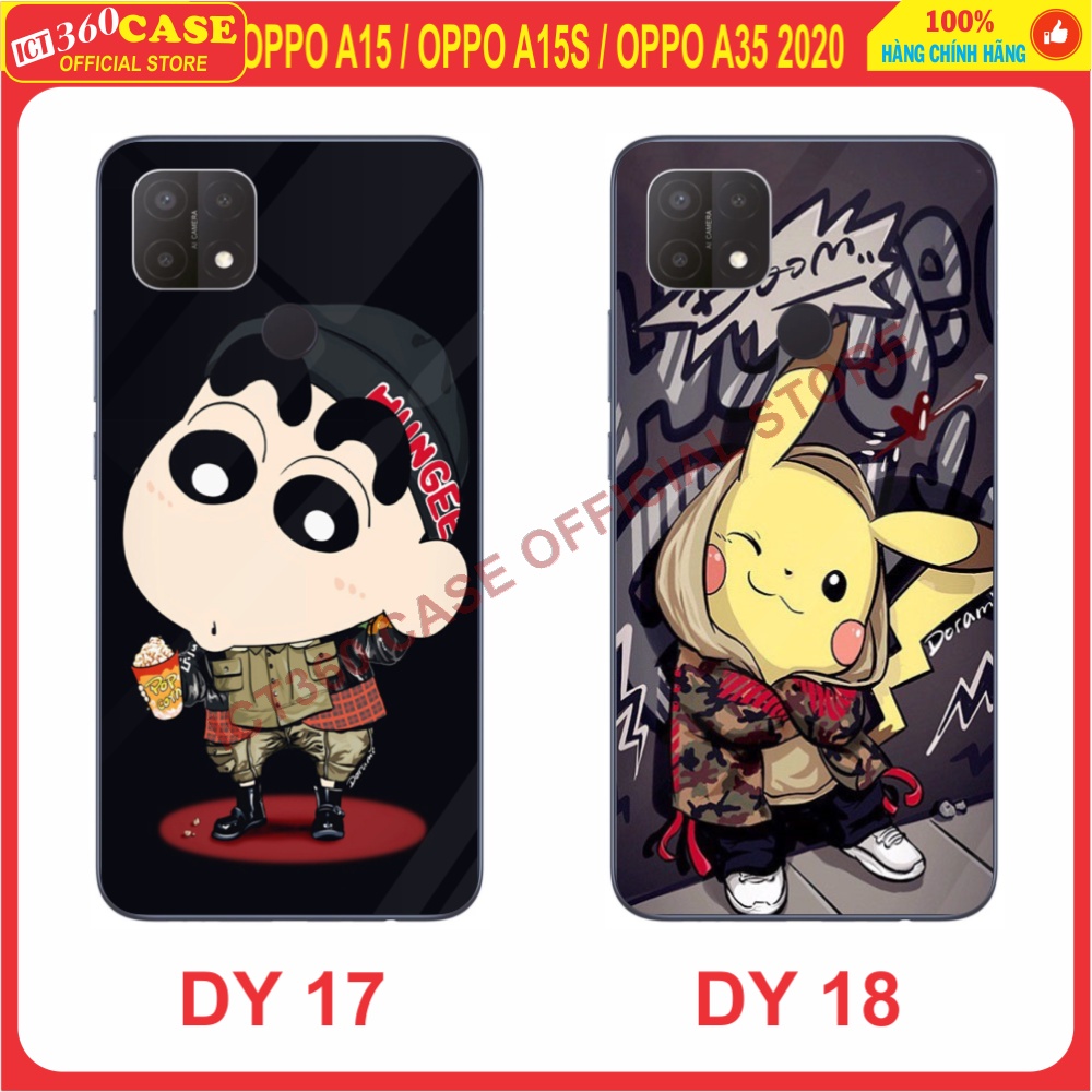 Ốp lưng kính OPPO A15 / OPPO A15S / OPPO A35 2020 - Nhận in ảnh theo yêu cầu