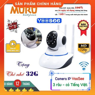 Camera IP Yoosee 3 râu chính hãng - 720P - phần mềm tiếng Việt - Camera giám sát 33