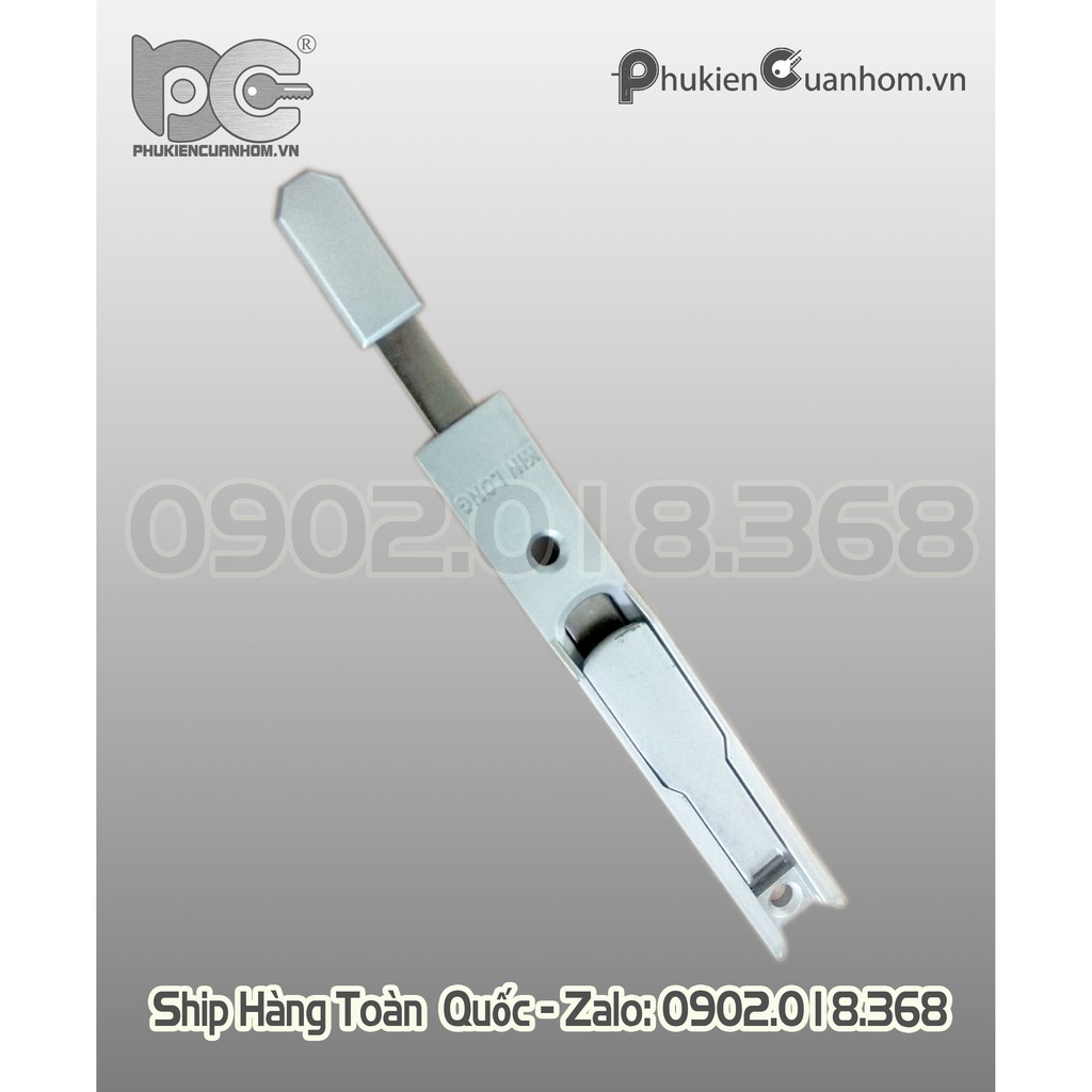 Chốt cánh phụ dài hiệu KinLong cho cửa đi nhôm Xingfa hệ 55