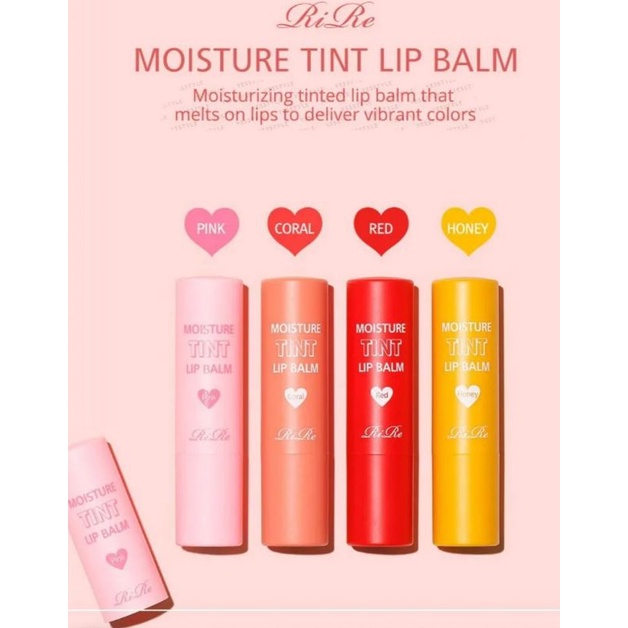 Son Dưỡng Có Màu Rire Moisture Tint Lip Balm 3.5g dưỡng ẩm làm mềm môi