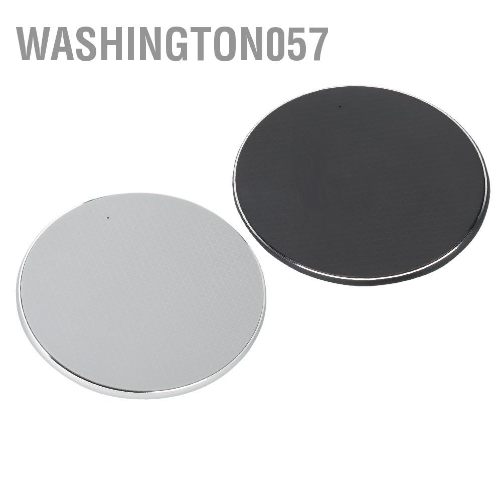 Washington057 10W Ultra thin Round Wireless Intelligent Fast Charger Transmitter Charging Pad