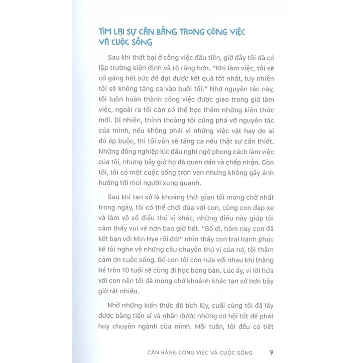 Sách - Cân Bằng Công Việc Và Cuộc Sống(Ahn Seong Min- Văn Lang)