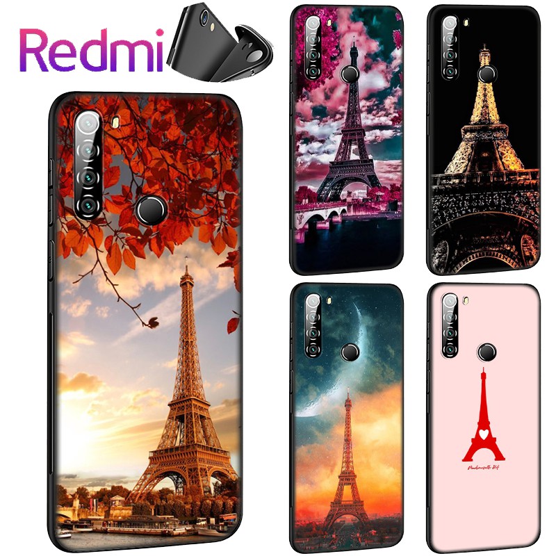 Ốp Lưng Mềm In Hình Tháp Eiffel Cho Xiaomi Redmi Note 8t 8 7 6 5 Pro Poco X2 Note5 Note6 Note7 Note8