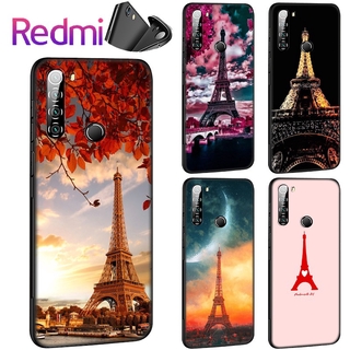 Ốp lưng mềm in hình tháp eiffel cho xiaomi redmi note 8t 8 7 6 5 pro poco x2 note5 note6 note7 note8