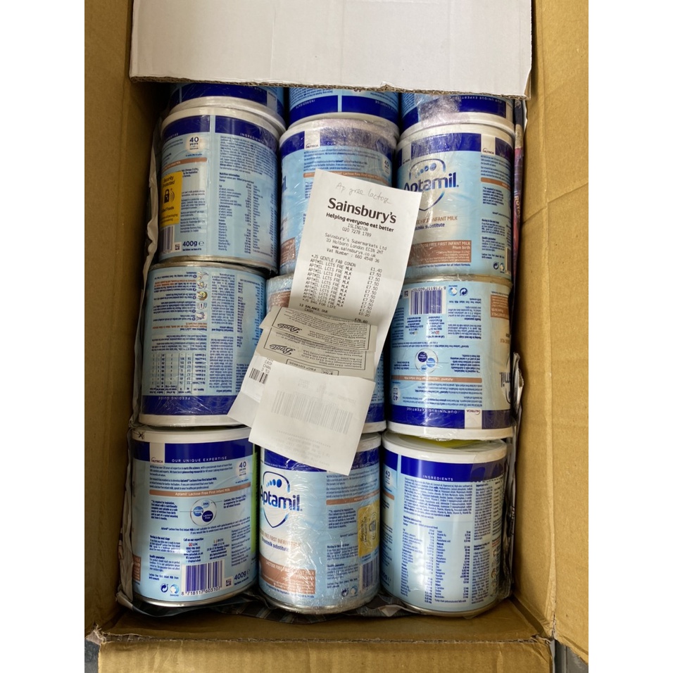 Sữa Aptamil Lactose Free UK 400g