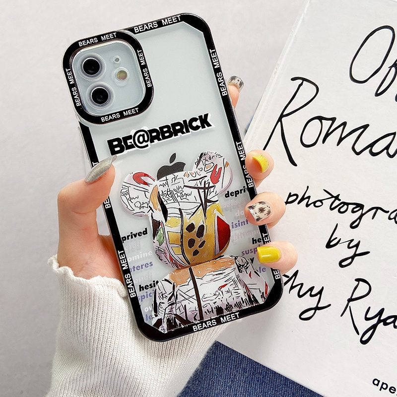 Ốp điện thoại in hình gấu violent dễ thương thời trang cho IPhone 13 Pro Max Case/ 12/ 11/ XS/ XR/ X/ 8/ 7/ Plus Mini | BigBuy360 - bigbuy360.vn