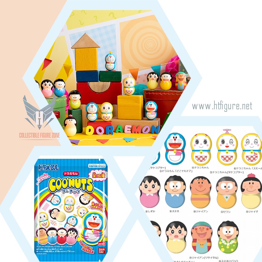 Lật đật Doraemon - Chính hãng Coo'nut nhập khẩu Nhật Bản