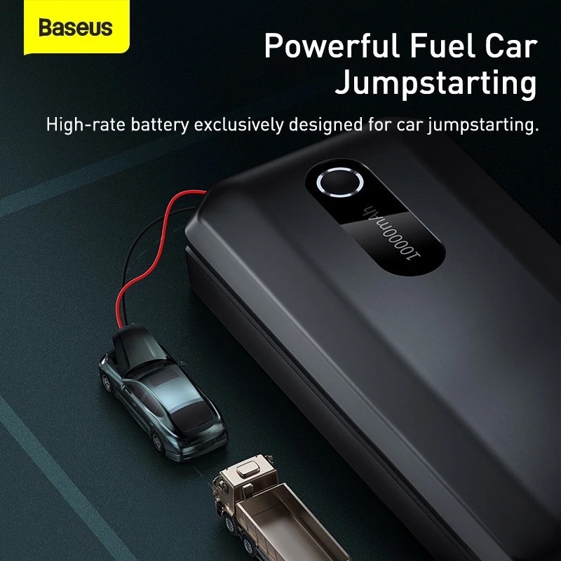 Bộ Kích Nguồn Baseus Super Energy Air Car Jump Starter ( 10000mAh, Peakcurrent 1000A)