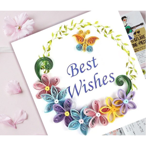 Que cuốn quilling, que nhọn cán nhựa - 01 chiếc, màu ngẫu nhiên