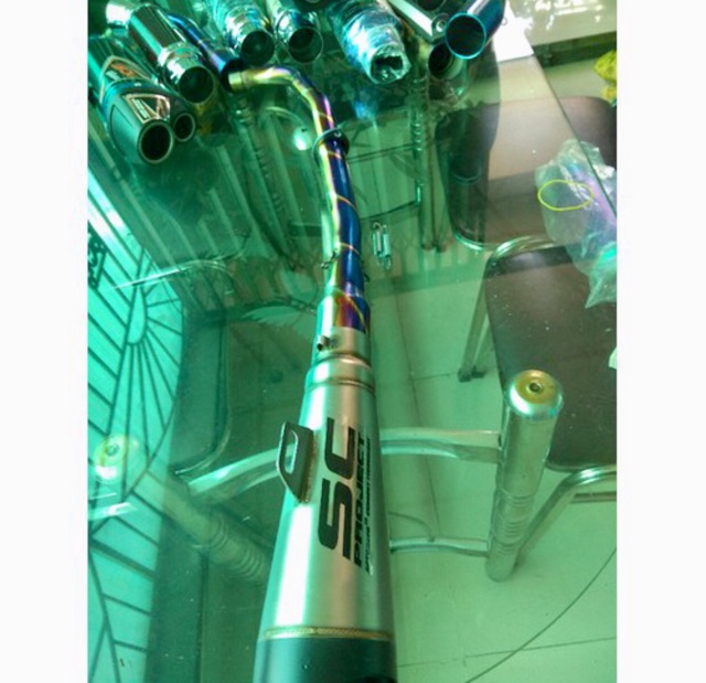 PÔ SC XÉO cổ titan gắn SIRIUS, Wave, Dream, cub