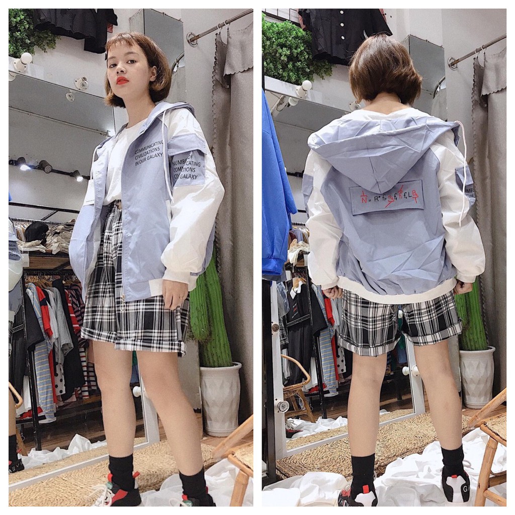 ÁO KHOÁC DÙ KAKI RAGLAN IN CHỮ NUMBER TEXT ULZZANG