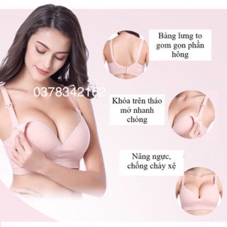 [Sale] áo ngực bé bú cao cấp thoáng mát nâng ngực kèm ẢNH THẬT