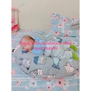 gối nằm chống trào ngược cho bé (hơn 50 mẫu vải)