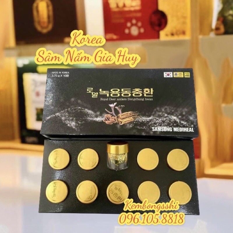 ] An Cung Samsung,Hồng Sâm,Đông Trùng Hạ Thảo,Nhung Hươu Hoàng Gia HÀN QUỐC
