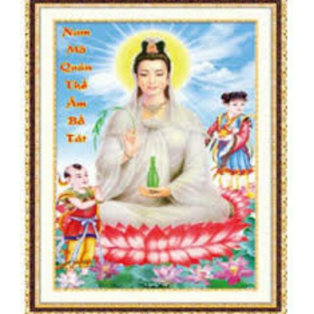 tranh đá quan âm yn2055