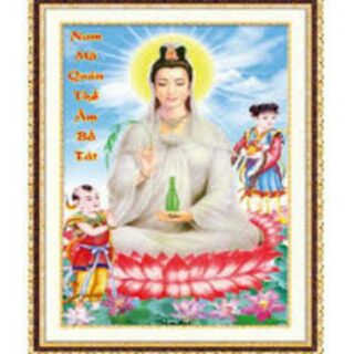Tranh đá quan âm yn2055