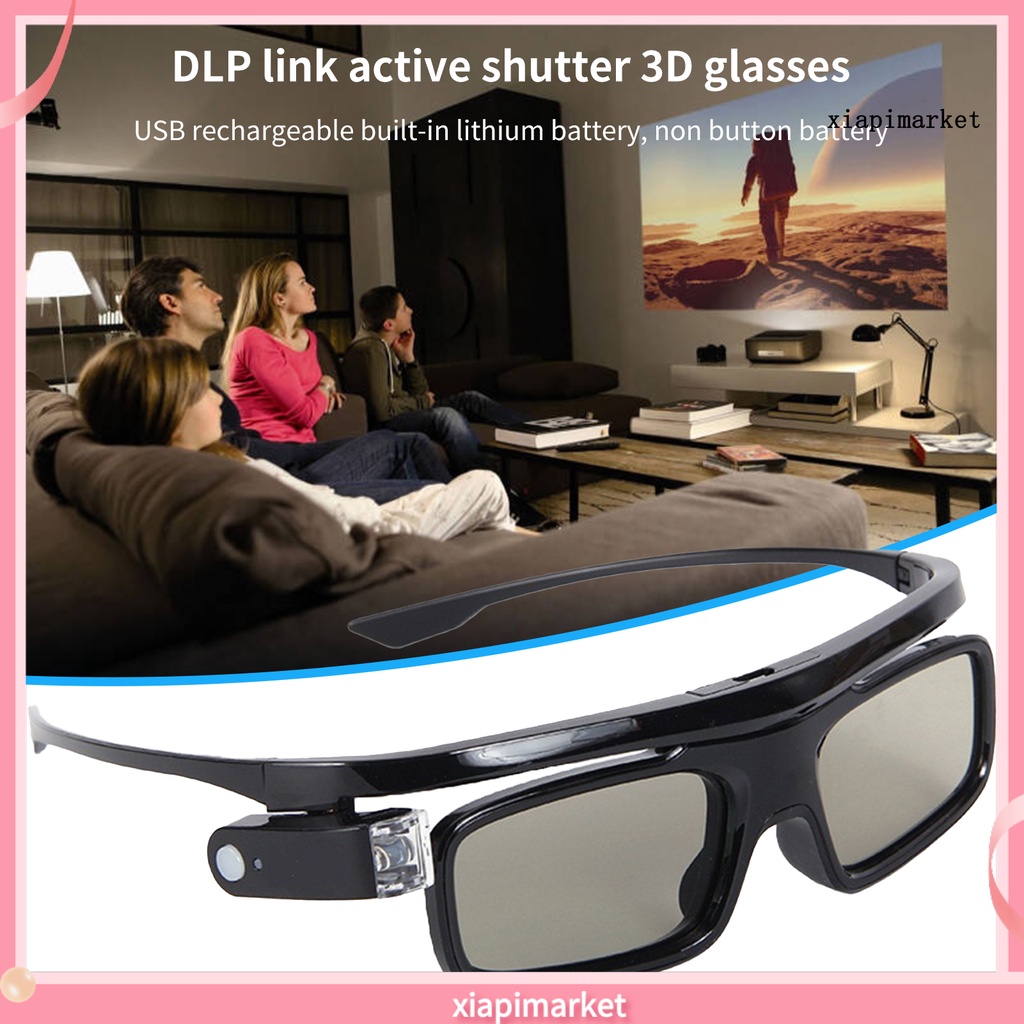 Mắt Kính 3D Trong Suốt Thu Phóng Ảnh Phổ Biến Cho DLP LINK 3D