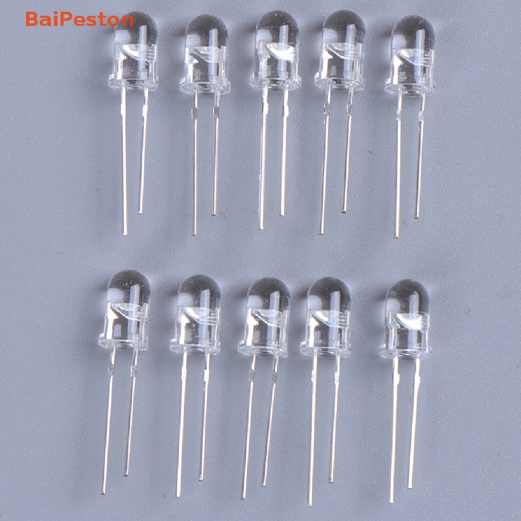 [BaiPeston] Set 100 Đèn LED Đi Ốt 5mm Đủ Loại Màu Xanh Lá / Đỏ / Xanh Dương / Vàng