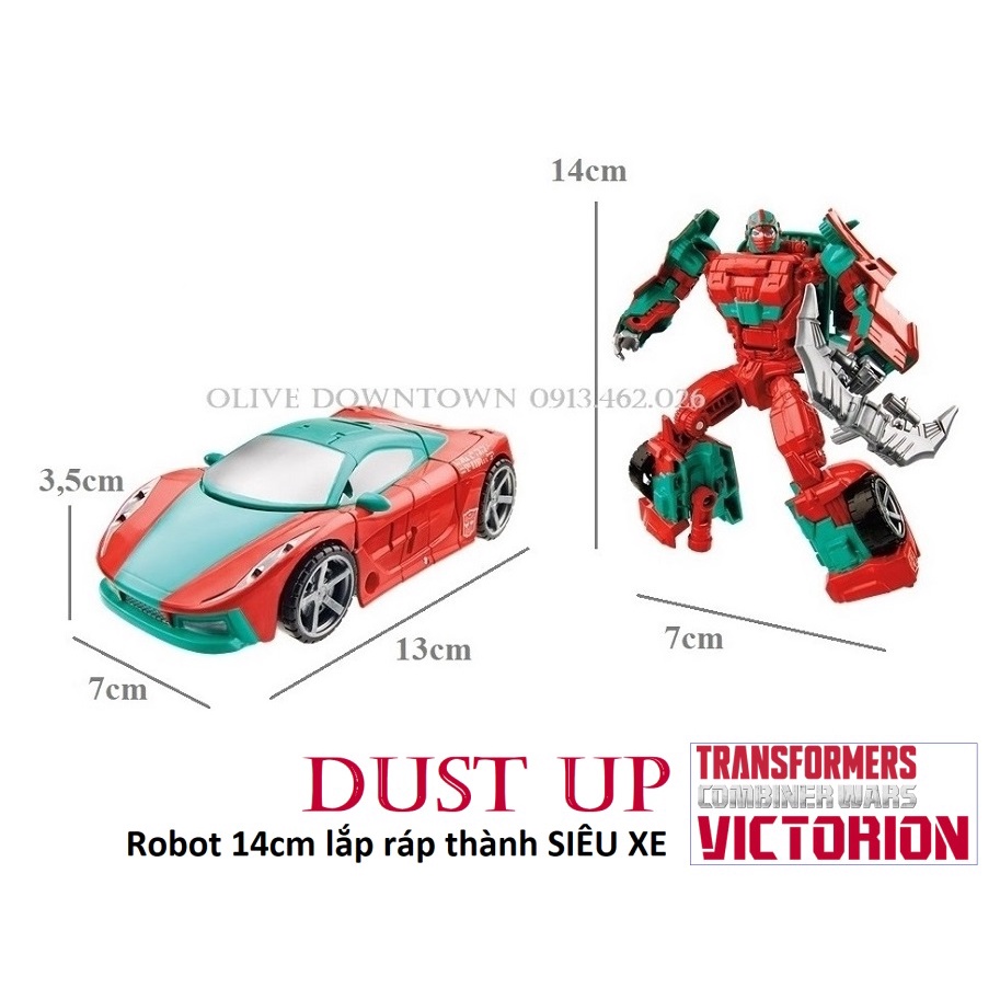 DUST UP 🔰 Mô hình Robot cao 14cm lắp ráp thành SIÊU XE - Transformers dòng Combiner Wars