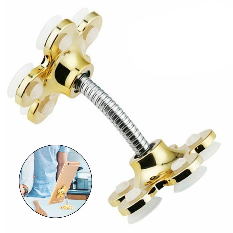 Giá Đỡ Điện Thoại Bằng Kim Loại Xoay 360 Độ Hình Bông Hoa Xinh Xắn Cho iPad iPhone Samsung Smartp