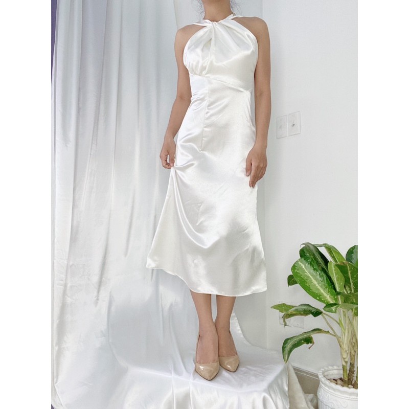 Đầm dạ hội cổ chéo | BigBuy360 - bigbuy360.vn