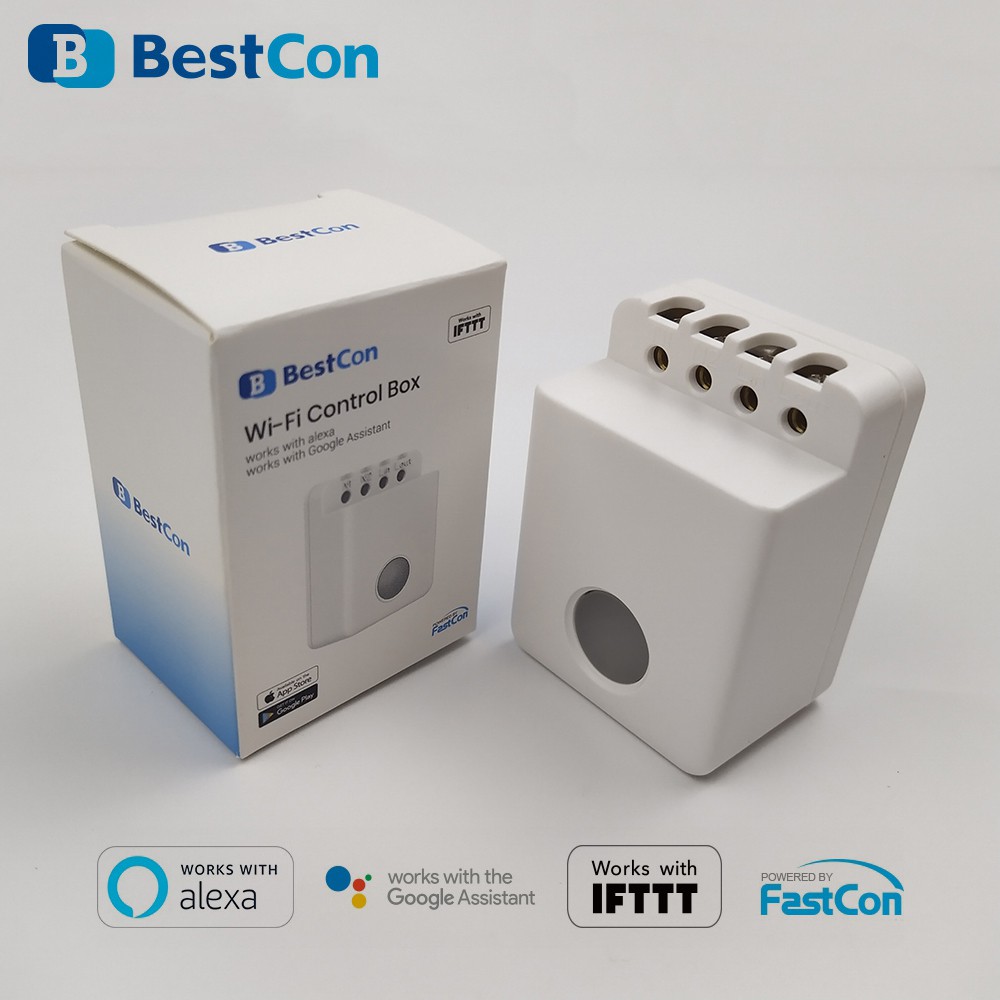 Công tắc wifi điều khiển từ xa qua điện thoại Broadlink Bestcon MCB1