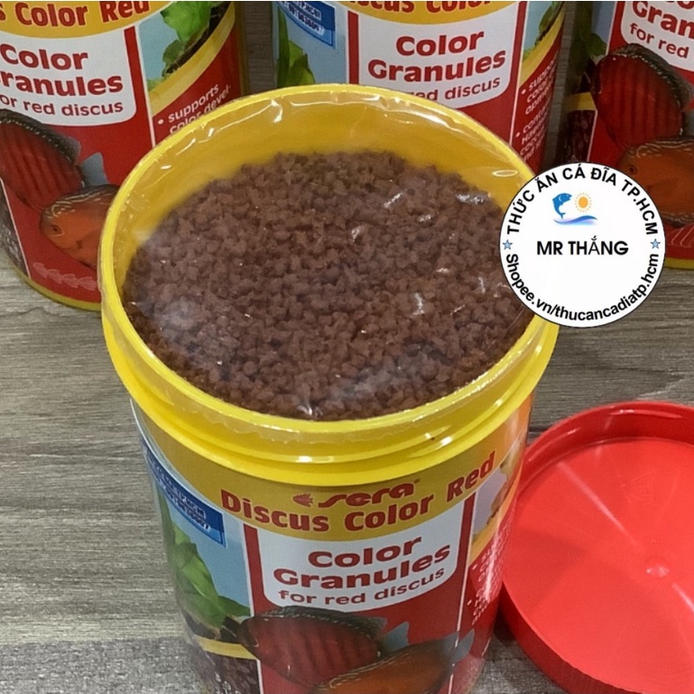 Sera Discus Red : Thức ăn hỗ trợ kích màu cho tất cả dòng cá đĩa đỏ.