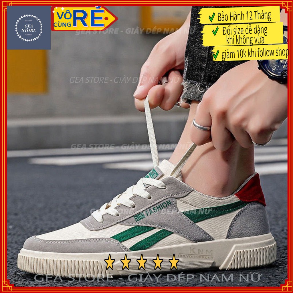 Giày sneaker nam tăng chiều cao 5cm - Giày thể thao nam gea thoáng chân, không gây mùi hôi chân - Mã GEATT01